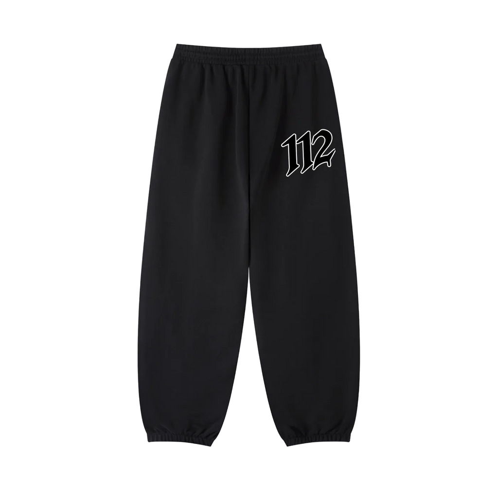 112 Trackpants Black back