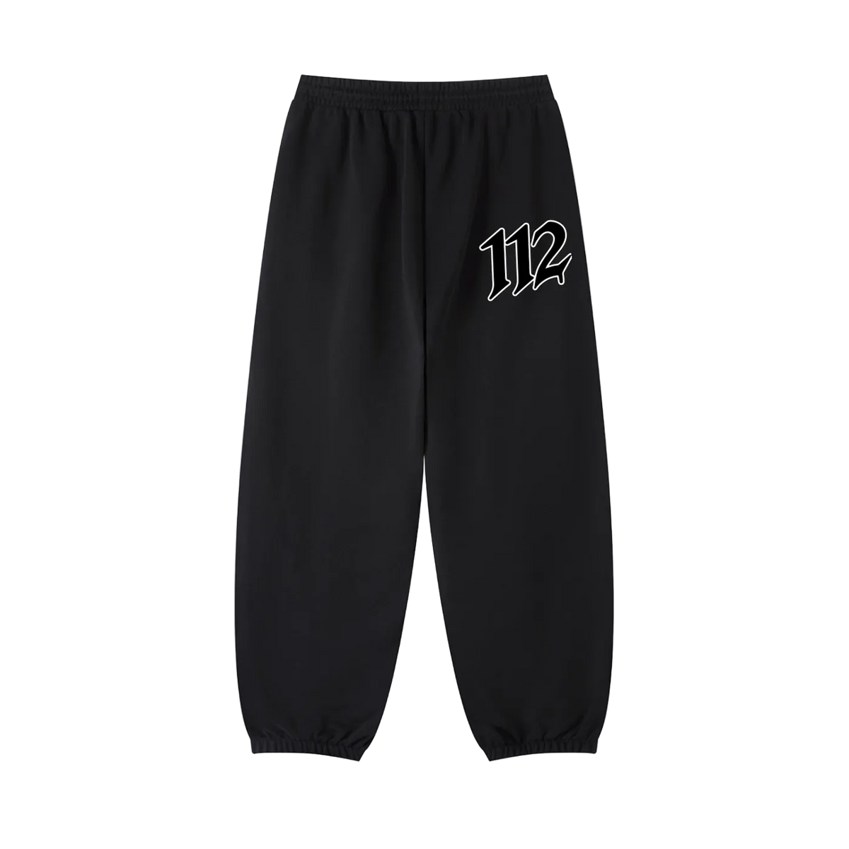 112 Trackpants Black back